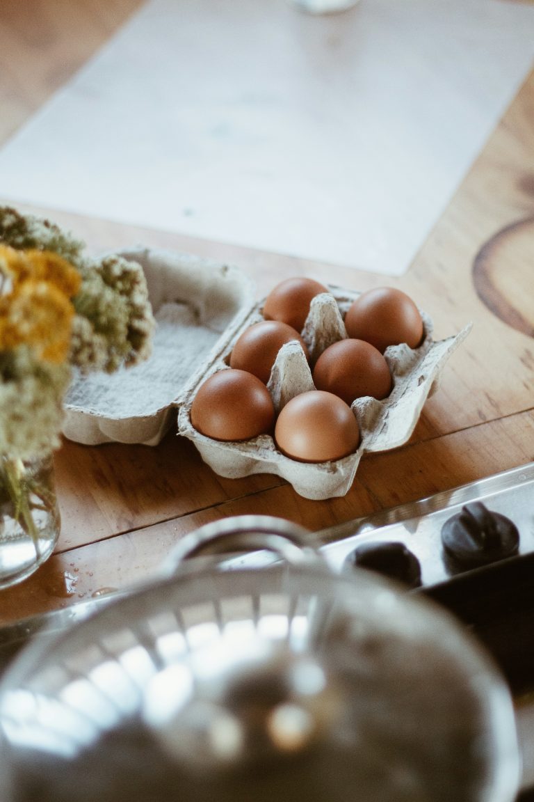 How are hamburger suet and eggs produced?